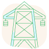 Ilustracion de una torre de electricidad
