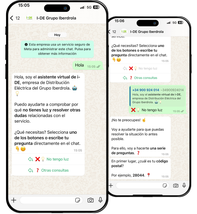 Chat de WhatsApp
